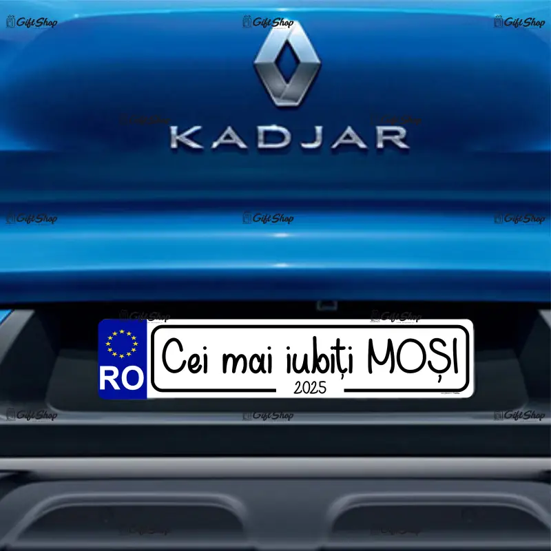 Cei mai iubiti mosi, indicator masina, 500x100 mm
